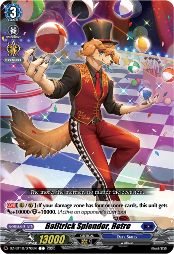 Balltrick Splendor, Retre - DZ-BT10/076EN