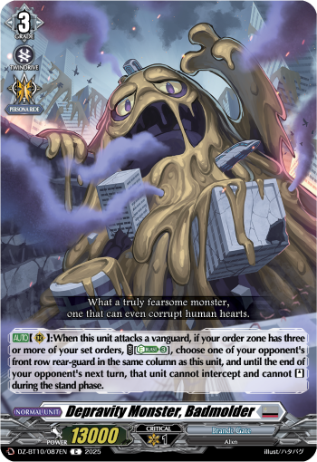 Depravity Monster, Badmolder - DZ-BT10/087EN