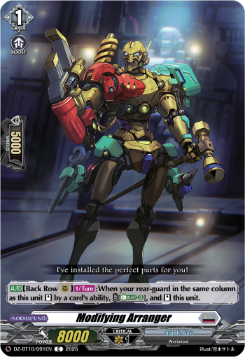 Modifying Arranger - DZ-BT10/091EN