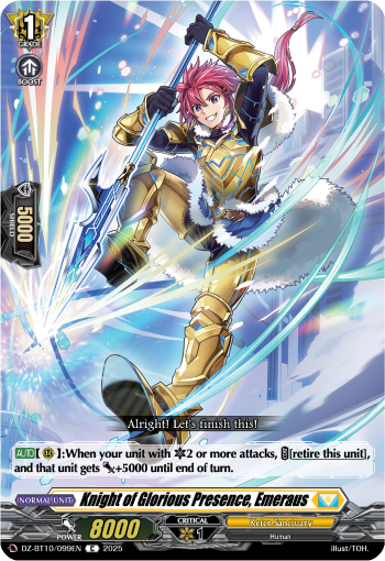 Knight of Glorious Presence, Emeraus - DZ-BT10/099EN