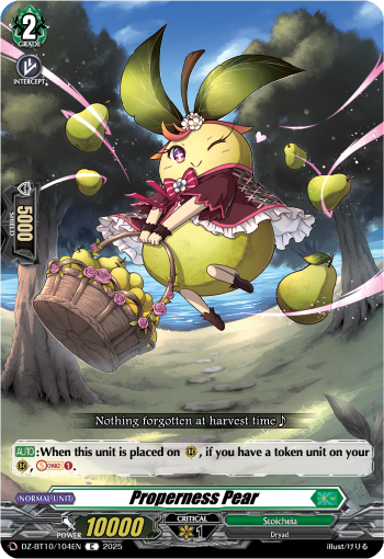 Properness Pear - DZ-BT10/104EN