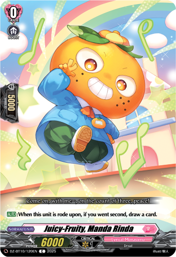 Juicy-Fruity, Manda Rinda - DZ-BT10/120EN