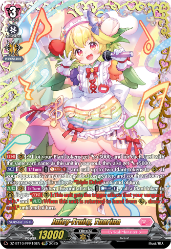 Juicy-Fruity, Tuarina (FFR) - DZ-BT10/FFR16EN