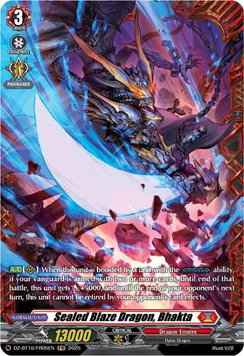 Sealed Blaze Dragon, Bhakta (FR) - DZ-BT10/FR05EN