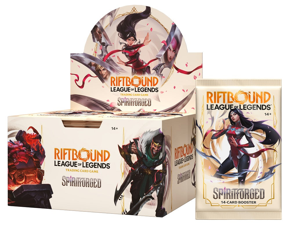 Comprar Riftbound League of Legends: Spiritforged Booster Box Comprar Riftbound League of Legends: Spiritforged Booster Box