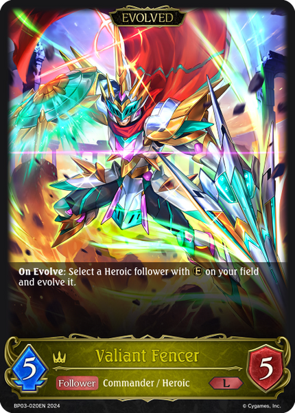 Valiant Fencer (Evolved) - BP03-020EN