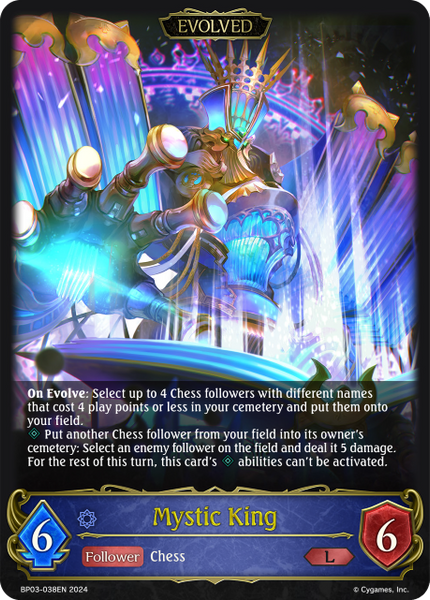 Mystic King (Evolved) - BP03-038EN