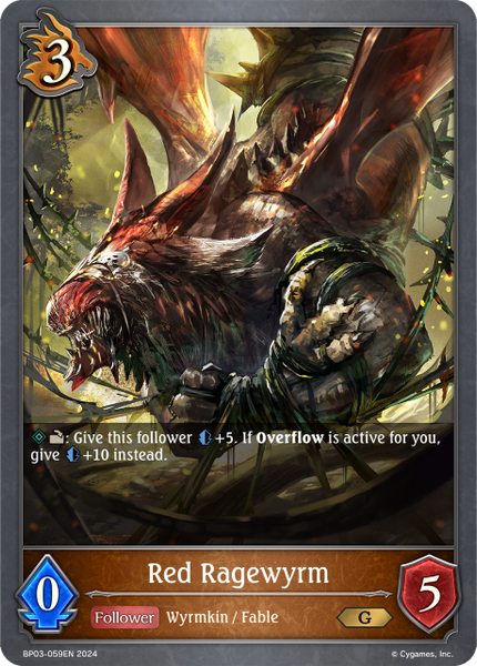 Red Ragewyrm - BP03-059EN