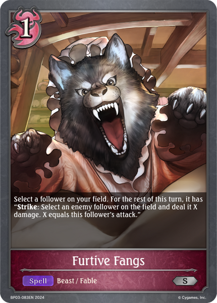 Furtive Fangs - BP03-083EN