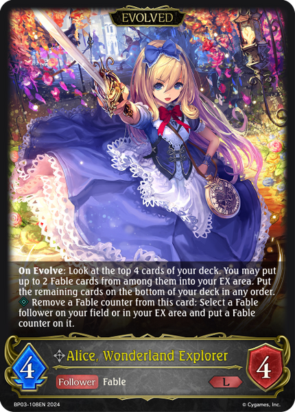 Alice, Wonderland Explorer (Evolved) - BP03-108EN