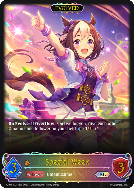 Special Week (Evolved) (SL) - CP01-SL11EN