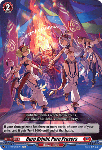 Burn Bright, Pure Prayers - D-BT01/068EN