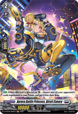 Aurora Battle Princess, Birett Canary (Holo) - D-BT02/H28EN
