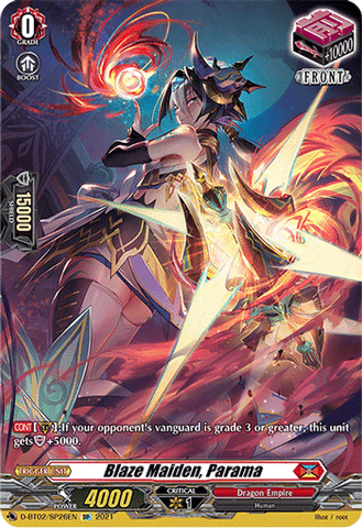 Blaze Maiden, Parama (SP) - D-BT02/SP26EN