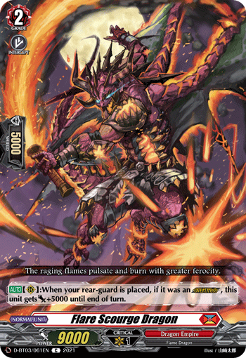 Flare Scourge Dragon - D-BT03/061EN