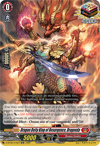 Dragon Deity King of Resurgence, Dragveda - D-BT06/016EN