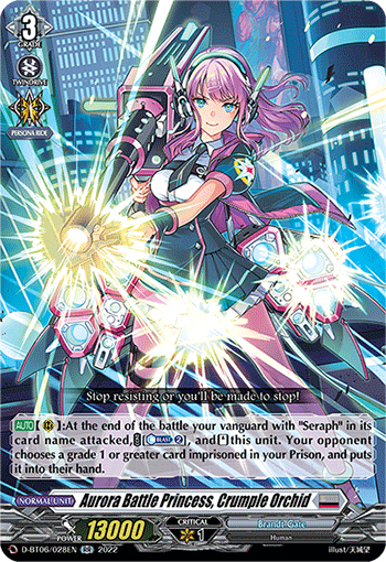 Aurora Battle Princess, Crumple Orchid - D-BT06/028EN