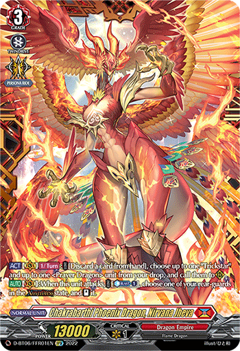 Chakrabarthi Phoenix Dragon, Nirvana Jheva (FFR) - D-BT06/FFR01EN