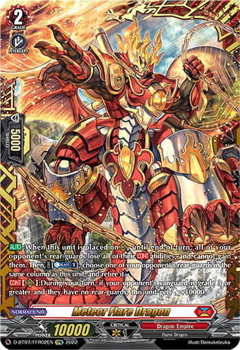 Meteor Flare Dragon (FFR) - D-BT07/FFR02EN