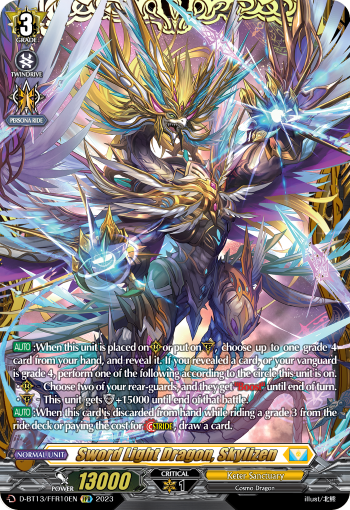 Sword Light Dragon, Skylizen (FFR) - D-BT13/FRR10EN
