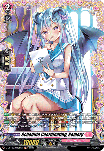 Schedule Coordinating, Remory (FR) - D-LBT03/FR05EN