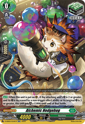 Alchemic Hedgehog - D-SS02/034EN