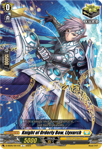 Knight of Orderly Bow, Llyvarch - D-SS05/051EN