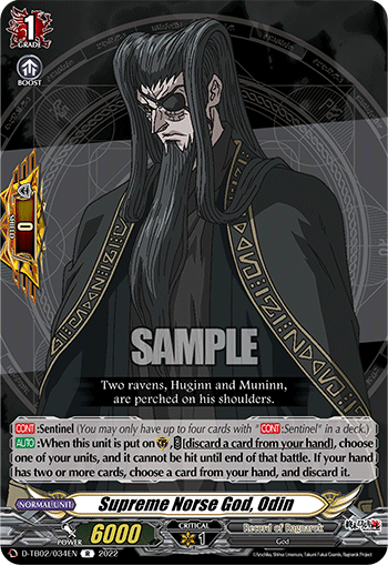 Supreme Norse God, Odin - D-TB02/034EN