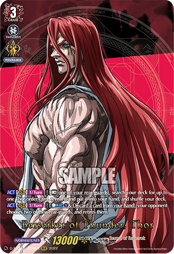 Berserker of Thunder, Thor (RGR) - D-TB02/RGR09EN