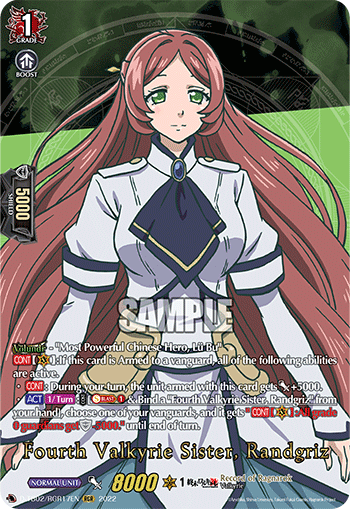 Fourth Valkyrie Sister, Randgriz (RGR) - D-TB02/RGR17EN