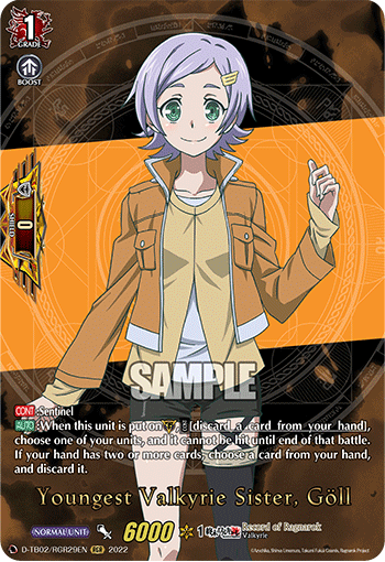 Youngest Valkyrie Sister, Göll (RGR) - D-TB02/RGR29EN