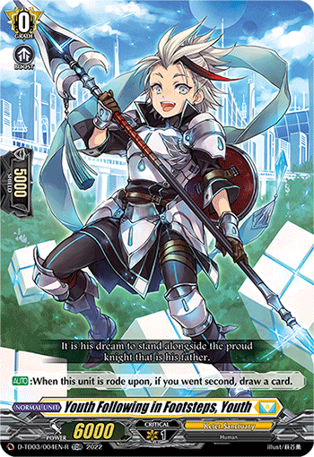 Youth Following in Footsteps, Youth (Foil) - D-TD03/004EN-R