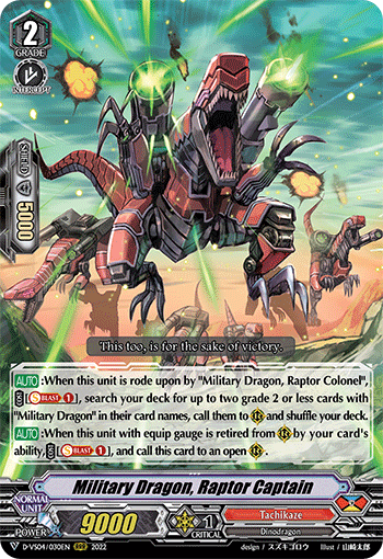 Military Dragon, Raptor Captain - D-VS04/030EN