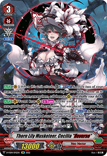 Thorn Lily Musketeer, Cecilia "Яeverse" (SP) - D-VS04/SP12EN