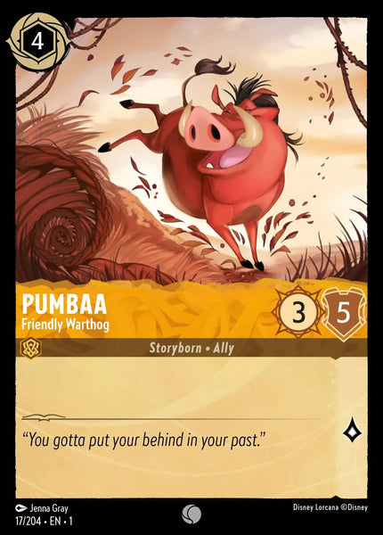 Pumbaa - Friendly Warthog (017/204) [The First Chapter]