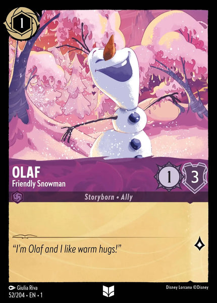 Olaf - Friendly Snowman (052/204) [The First Chapter]