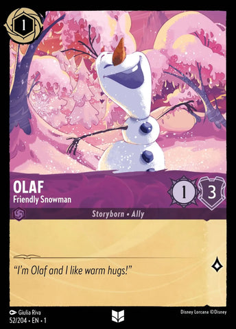 Olaf - Friendly Snowman (052/204) [The First Chapter]