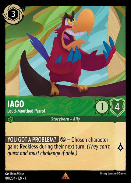 Iago - Loud-Mouthed Parrot (080/204) [The First Chapter]