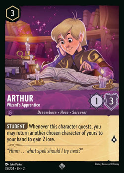 Arthur - Wizard's Apprentice (035/204) [Rise of the Floodborn]