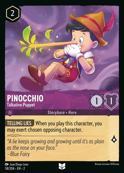 Pinocchio - Talkative Puppet (058/204) [Rise of the Floodborn]