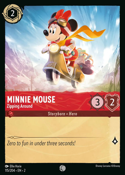 Minnie Mouse - Zipping Around (115/204) [Rise of the Floodborn]