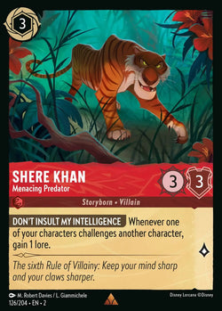 Shere Khan - Menacing Predator (126/204) [Rise of the Floodborn]