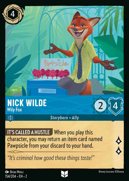 Nick Wilde - Wily Fox (154/204) [Rise of the Floodborn]