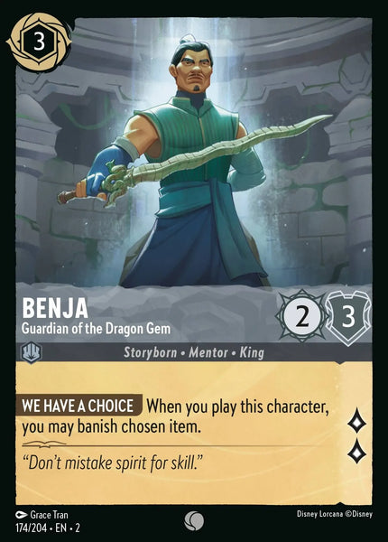 Benja - Guardian of the Dragon Gem (174/204) [Rise of the Floodborn]