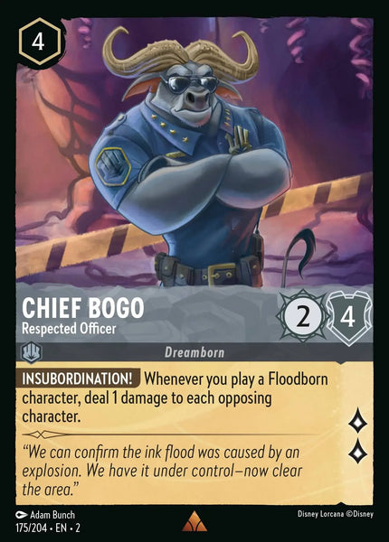 Chief Bogo - Respected Officer (175/204) [Rise of the Floodborn]