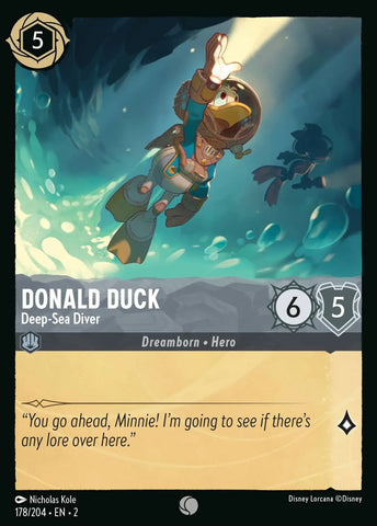Donald Duck - Deep-Sea Diver (178/204) [Rise of the Floodborn]