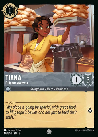 Tiana - Diligent Waitress (197/204) [Rise of the Floodborn]