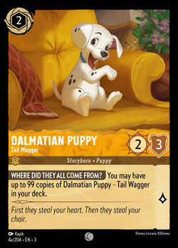 Dalmatian Puppy - Tail Wagger (004a/204) [Into the Inklands]
