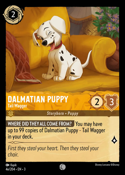 Dalmatian Puppy - Tail Wagger (004e/204) [Into the Inklands]