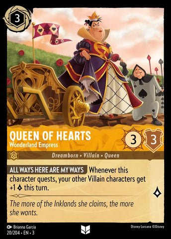 Queen of Hearts - Wonderland Empress (020/204) [Into the Inklands]